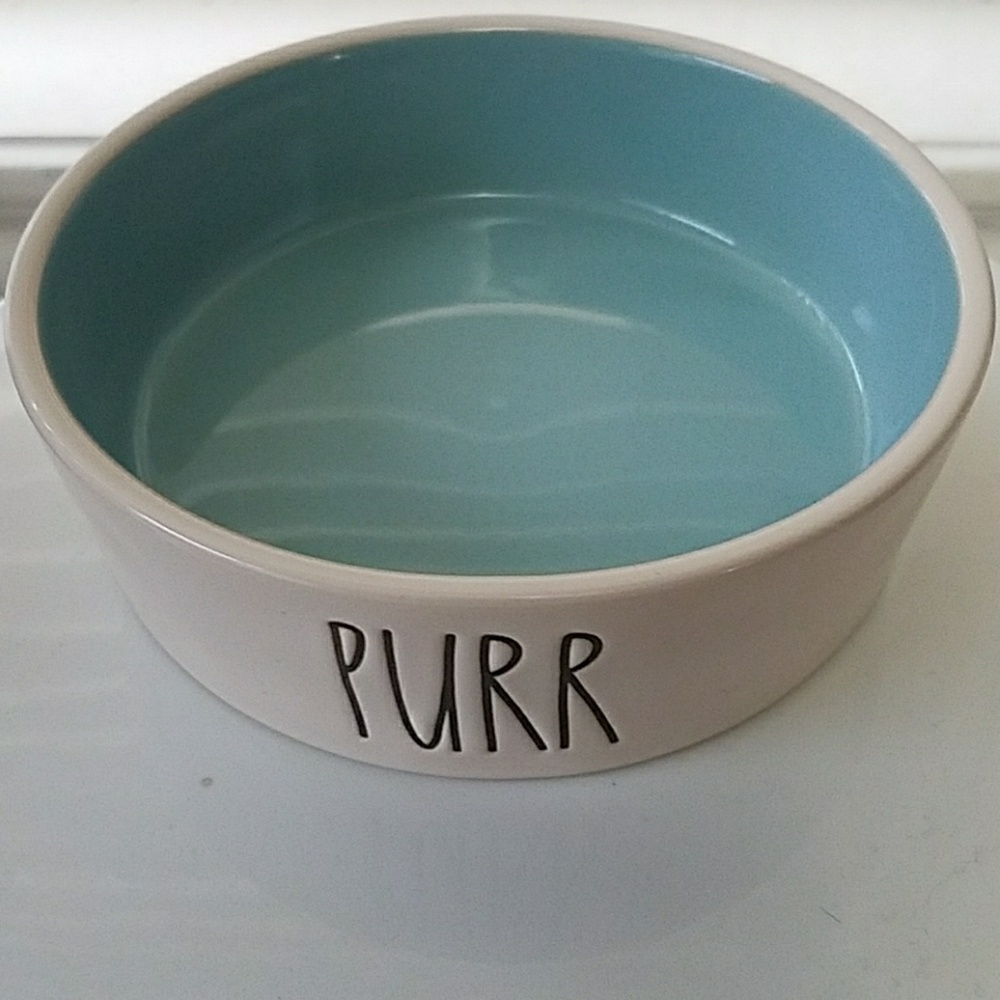 Rae Dunn purr cat dish